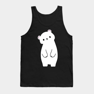 Cute Polar Bear Comic Tank Top